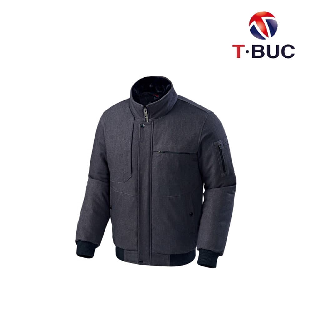 TB-598/상의/추동/티뷰크/멜란지트윌패딩점퍼/폴리63+레이온32+스판5/정전기차폐안감/YKK/그레이